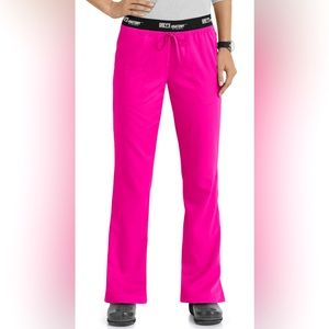 Greys Anatomy hot pink scrub pants L